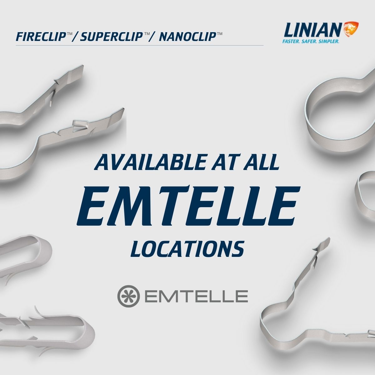 LINIAN products now available in all Emtelle locations