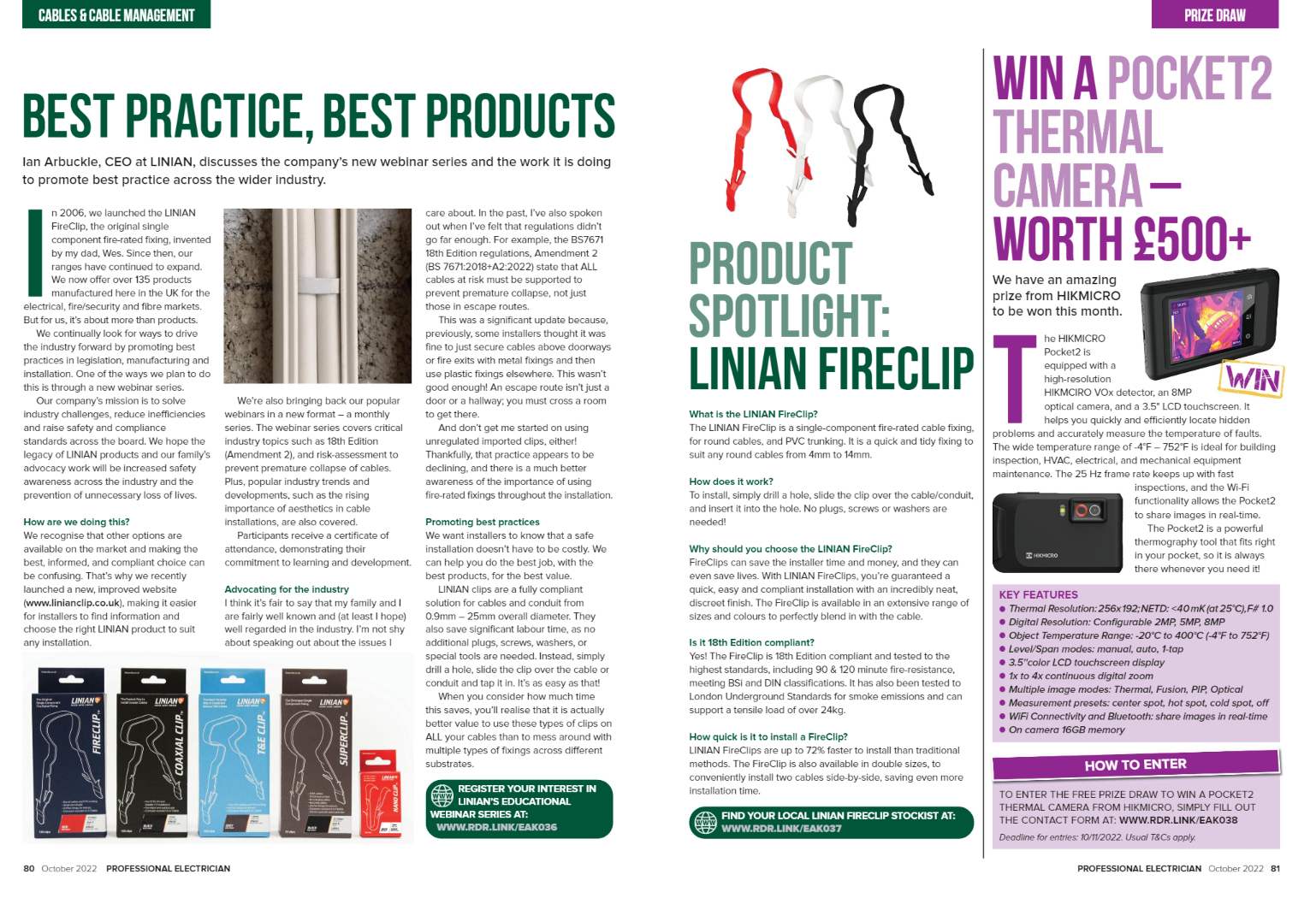 PE Magazine Article - Best Practice, Best Products