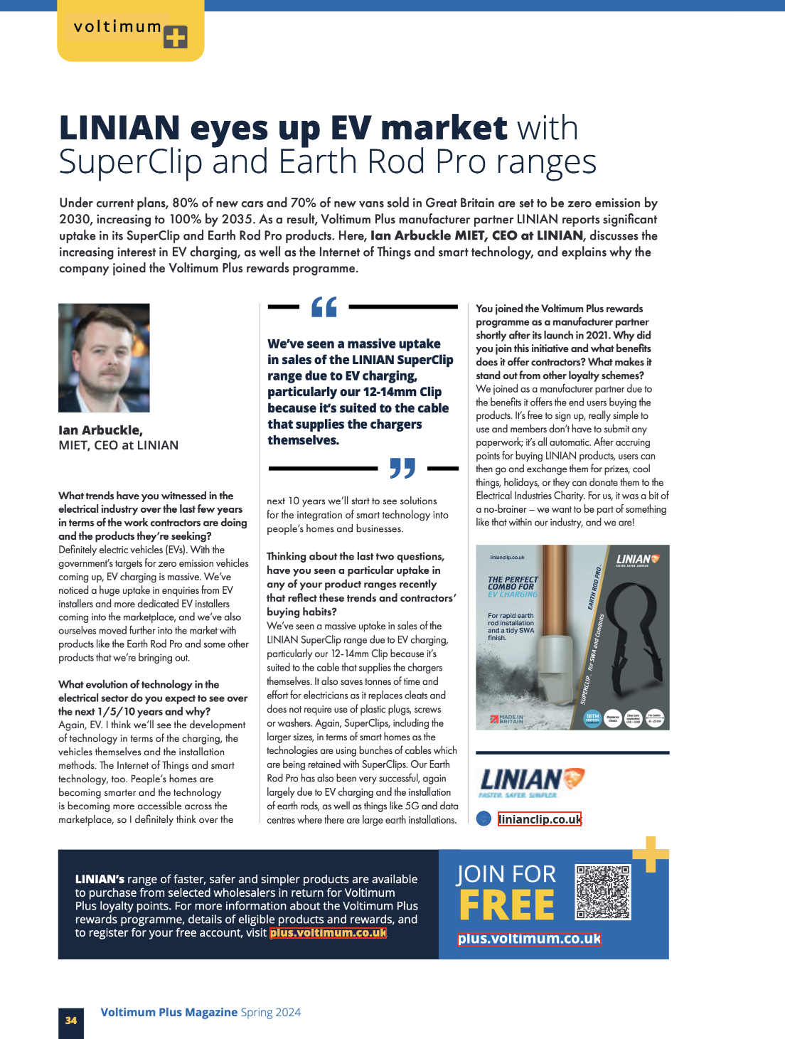 Voltimum: LINIAN eyes up EV market