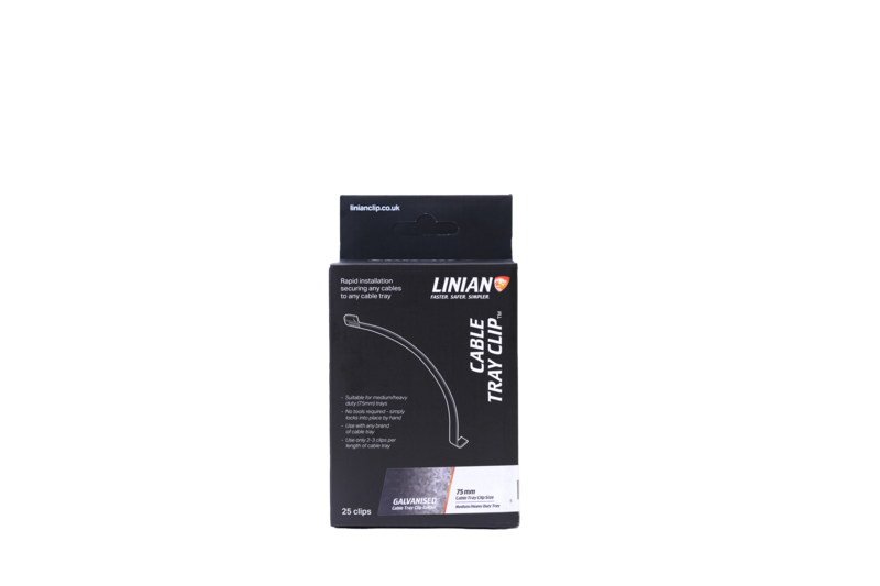 LINIAN, Light Duty Cable Tray Clip™, 50mm (1LCTCLD050)