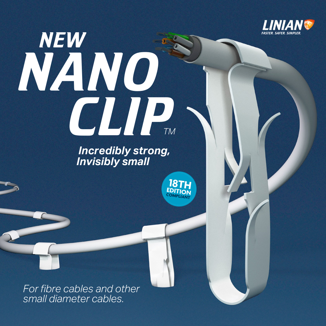 LINIAN NanoClip™, Black, 3.8mm (1LCB3.8)